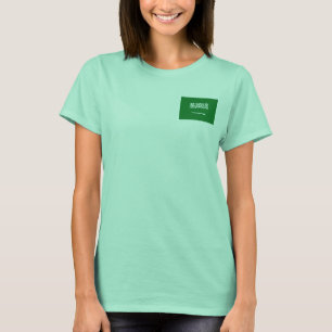 T-Shirt Drapeau et Carte d'Arabie Saoudite