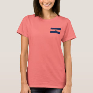 T-Shirt Drapeau et Carte d'El Salvador