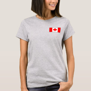T-Shirt Drapeau et Carte du Canada