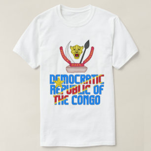 T-shirt Drapeau et manteau de la République démocratique d