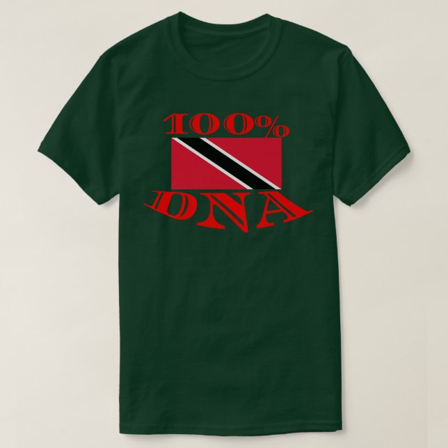 T-shirt Drapeau et motivation de Trinité (Design devant)