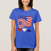 Drapeau États-Unis d'Amérique USA Ballon de Footba