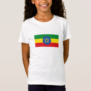 T-Shirt Drapeau Éthiopie