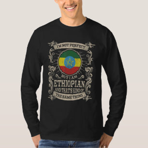 T-shirt Drapeau Éthiopie Fiers Éthiopiens Hommes & Femmes