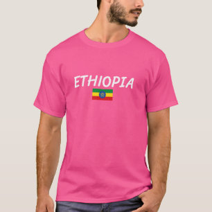 T-shirt Drapeau éthiopien
