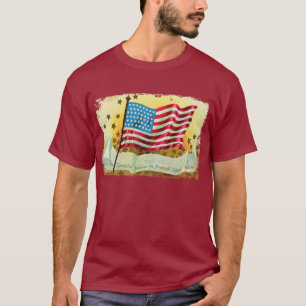 T-shirt Drapeau étoilé - Chemise homme