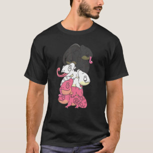 T-shirt Drapeau Féminin Fierté Genre Lgbtq Chameleon