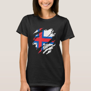 T-shirt Drapeau féroïen Îles Féroé 2
