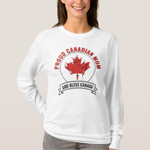 T-shirt Drapeau FIER CANADIEN MUM Canada