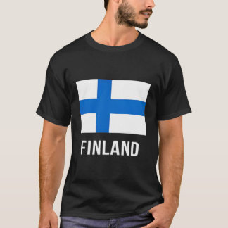 T-shirt Drapeau finlandais