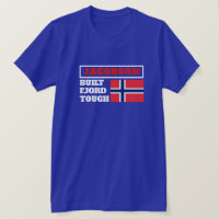 Drapeau "Fjord Tough" et drapeau norvégien