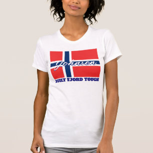 T-shirt Drapeau "Fjord Tough" et drapeau norvégien