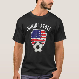 T-shirt Drapeau Football Atoll de Bikini Football Bikini A