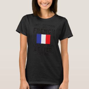 T-shirt Drapeau Français Français Français Français Roses