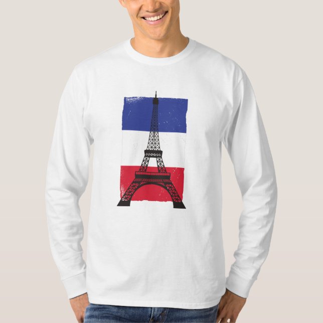 T-shirt Drapeau français France (Devant)