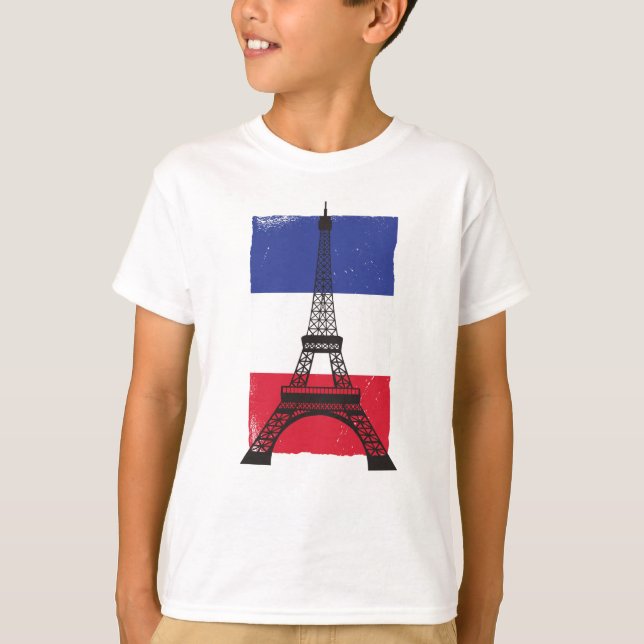 T-shirt Drapeau français France (Devant)