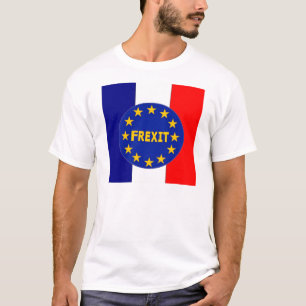 T-shirt Drapeau français Union européenne Frexit