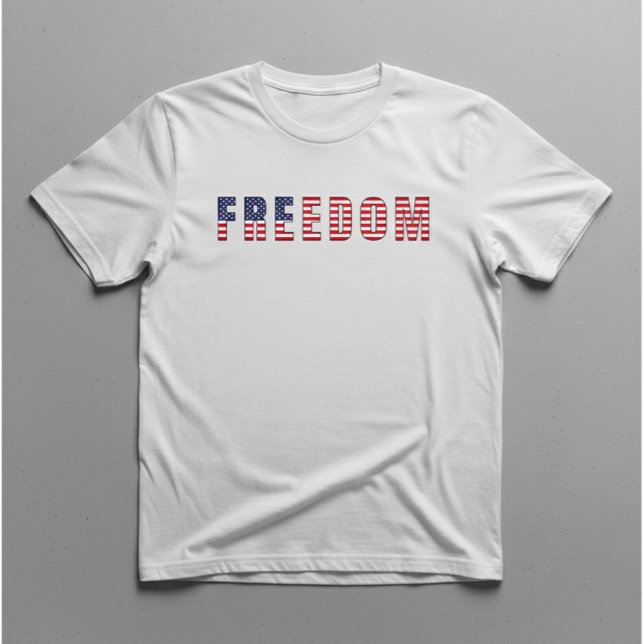 T-shirt Drapeau Freedom USA (Créateur téléchargé)