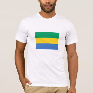 T-shirt Drapeau Gabon