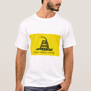 T-shirt Drapeau Gadsden - Ne Pas Tourner Sur Moi - T Chemi