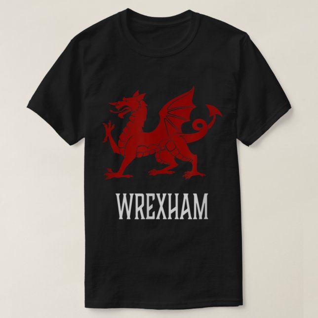 T-shirt Drapeau gallois de Wrexham Wales Cymru57 (Design devant)