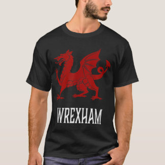 T-shirt Drapeau gallois de Wrexham Wales Cymru57