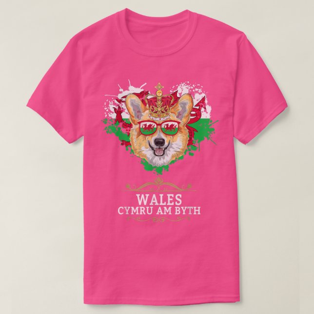 T-shirt Drapeau Gallois Idée Pour Les Enfants Et Les Épats (Design devant)