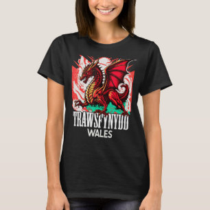 T-shirt Drapeau gallois Y Ddraig Goch Dragon