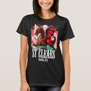 T-shirt Drapeau gallois Y Ddraig Goch Dragon