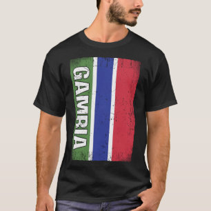 T-shirt Drapeau gambien Gambie