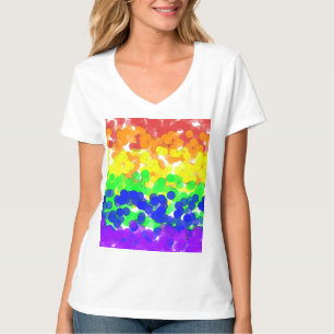 T-shirt Drapeau gay pride Bokeh