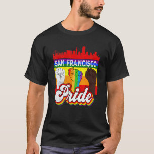T-shirt Drapeau Gay pride Rainbow de San Francisco Pride L