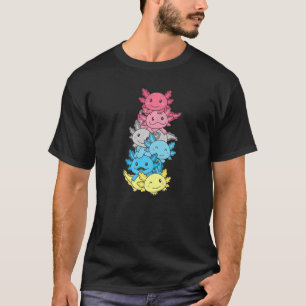 T-shirt Drapeau Genderflux Fierté Genderflux Lgbtq Axolotl