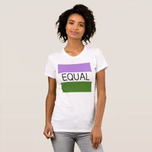 T-shirt Drapeau Genderqueer ÉGAL