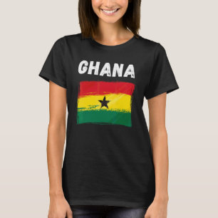T-shirt Drapeau Ghana Fête Vintage Grunge Ghanaian Drapeau