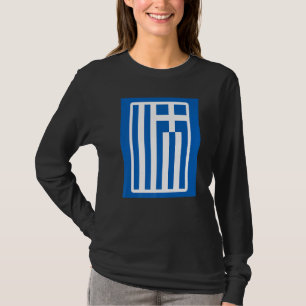 T-shirt Drapeau Grèce Souvenir Patrimoine Voyage