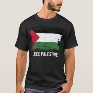 T-shirt Drapeau grunge de la Palestine