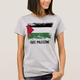 T-shirt Drapeau grunge de la Palestine