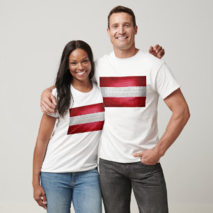 T-shirt Drapeau grunge de l'Autriche