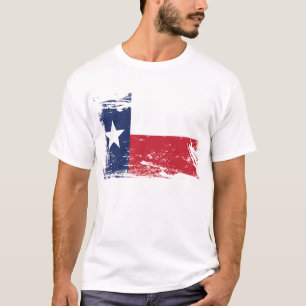 T-shirt Drapeau grunge du Texas