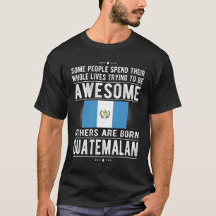 T-shirt Drapeau guatémaltèque Fières racines guatémaltèque