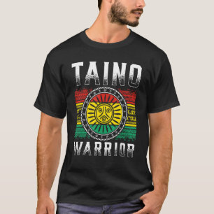 T-shirt Drapeau guerrier de Taino Symbole traditionnel 1