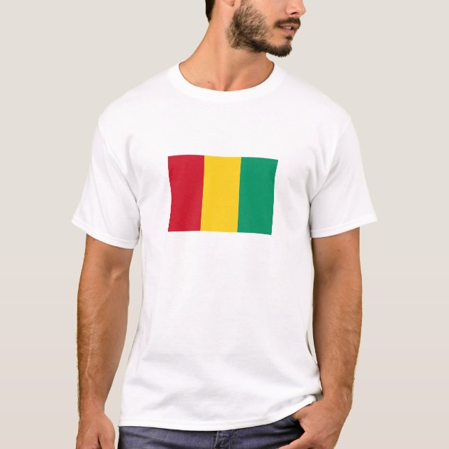T-shirt Drapeau Guinée (Devant)