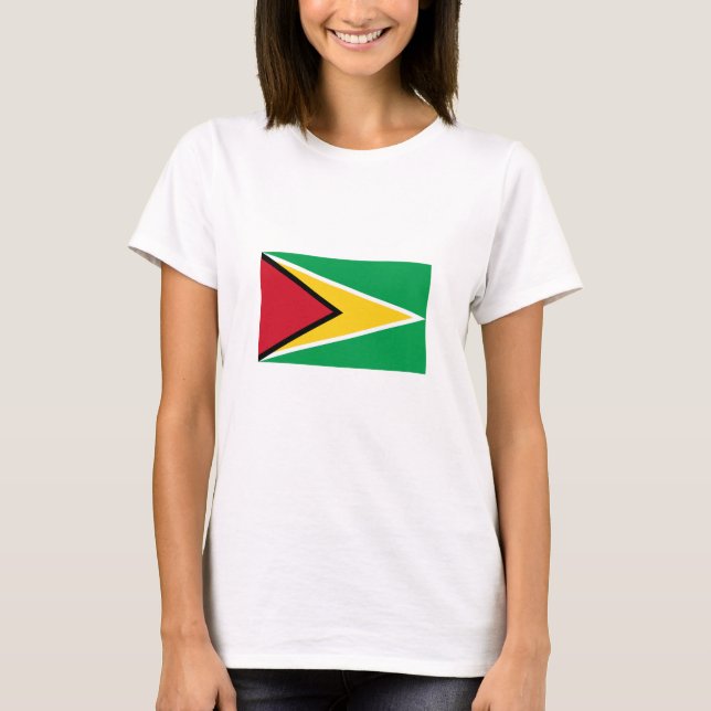 T-shirt Drapeau Guyana (Devant)