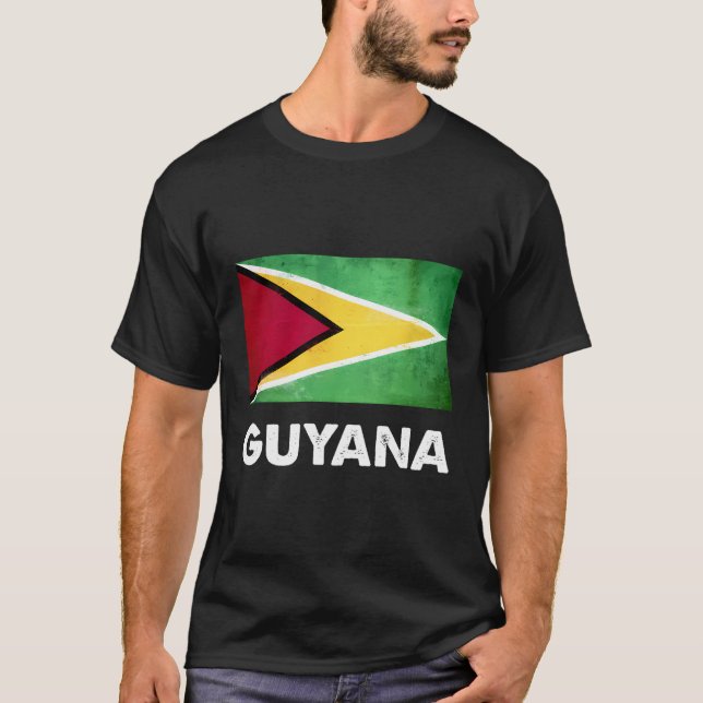 T-shirt Drapeau Guyanais (Devant)