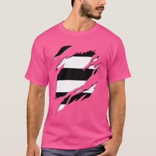 T-shirt Drapeau Hétérosexuel 3D Effet Fierté Gay LGBT Desi