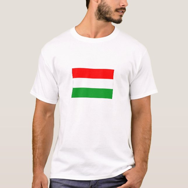 T-shirt Drapeau Hongrie (Devant)