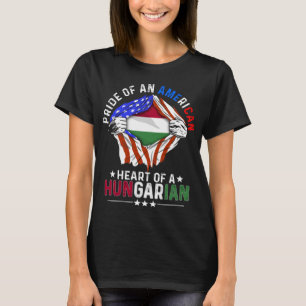 T-shirt Drapeau Hongrie-Hongrie
