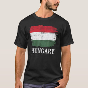 T-shirt Drapeau Hongrie vintage pour la Hongrie
