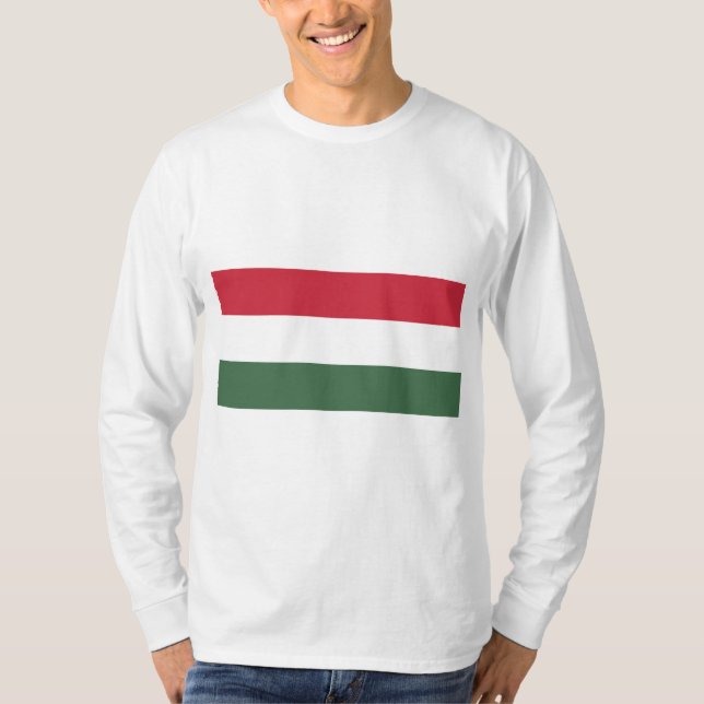T-shirt Drapeau hongrois (Devant)